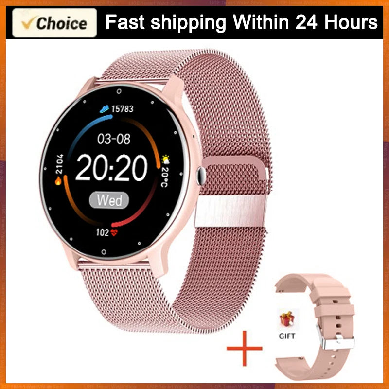 LIGE 2026 Smart Watch Women Men Ladies Gift Sport Fitness Men Watches Heart Rate Monitor Waterproof Smartwatch For Android IOS