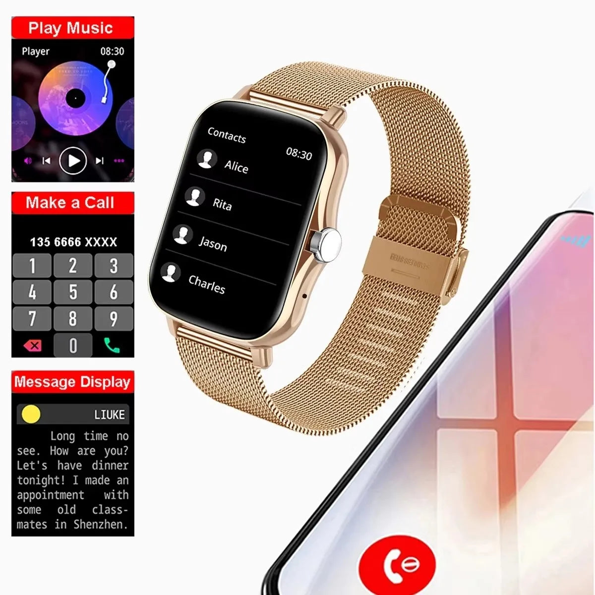 Multifunctional Smart Fitness Watch