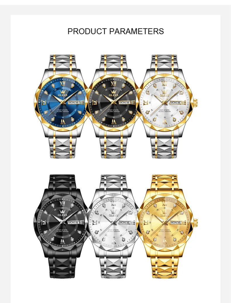 OLEVS 5609 waterproof quartz