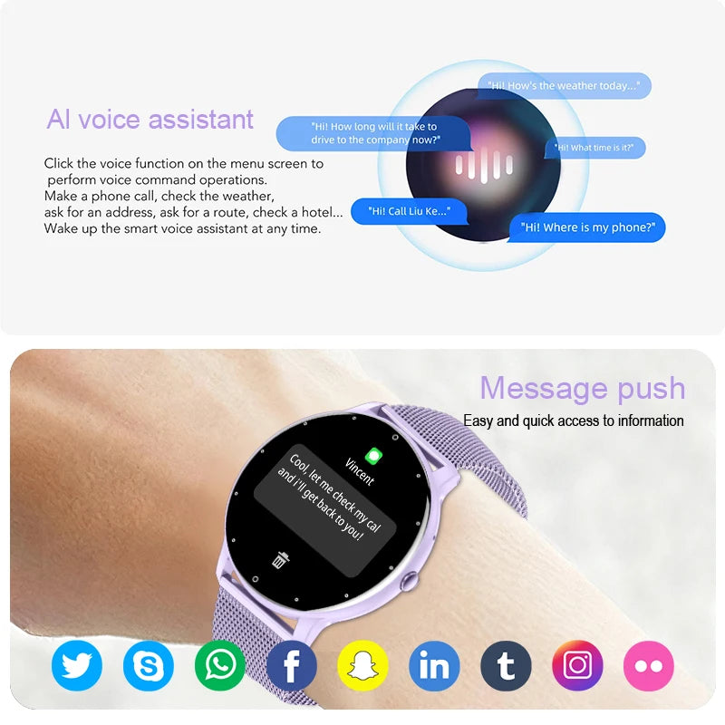 Full Touch Sport Smartwatch