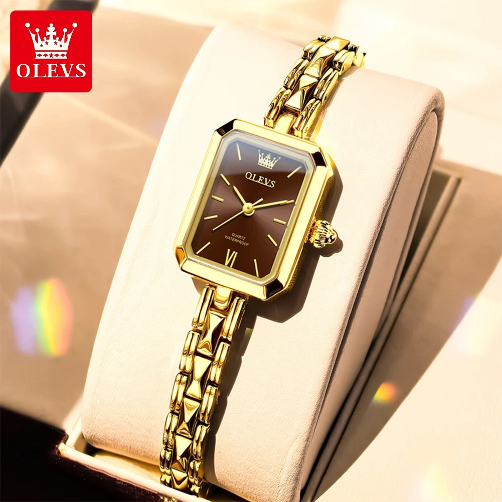 OLEVS Fashion Rectangle Women Watches