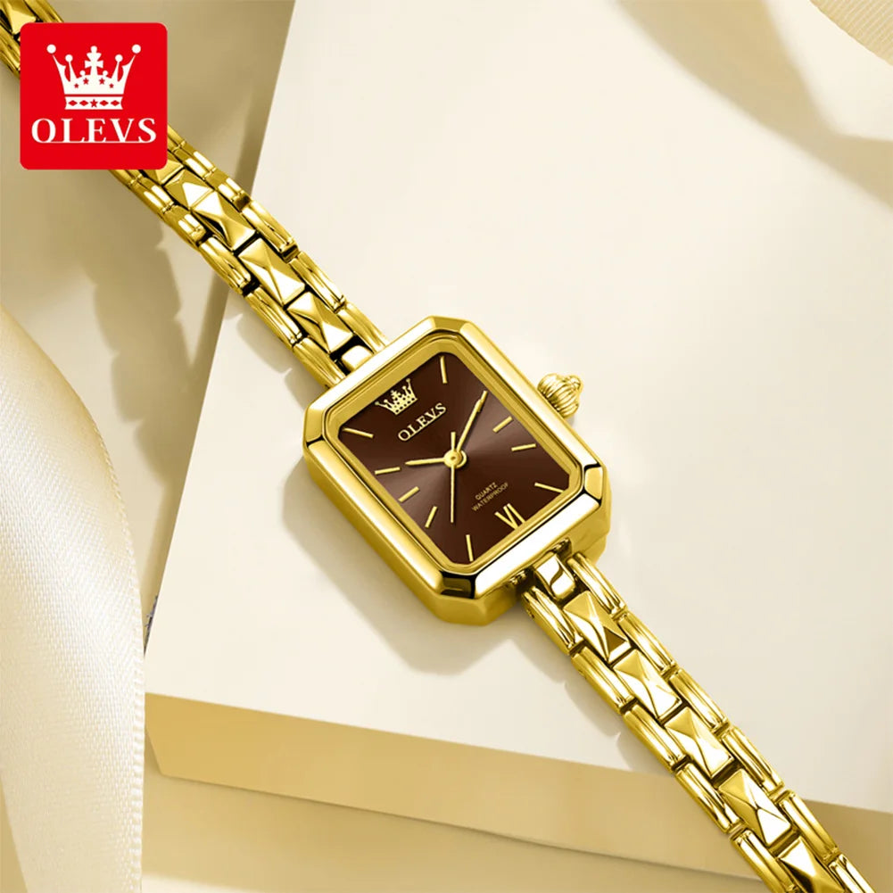 OLEVS Fashion Rectangle Women Watches