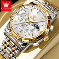 olevs luxury chronograph men's watch