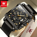 olevs 9925 casual square watch
