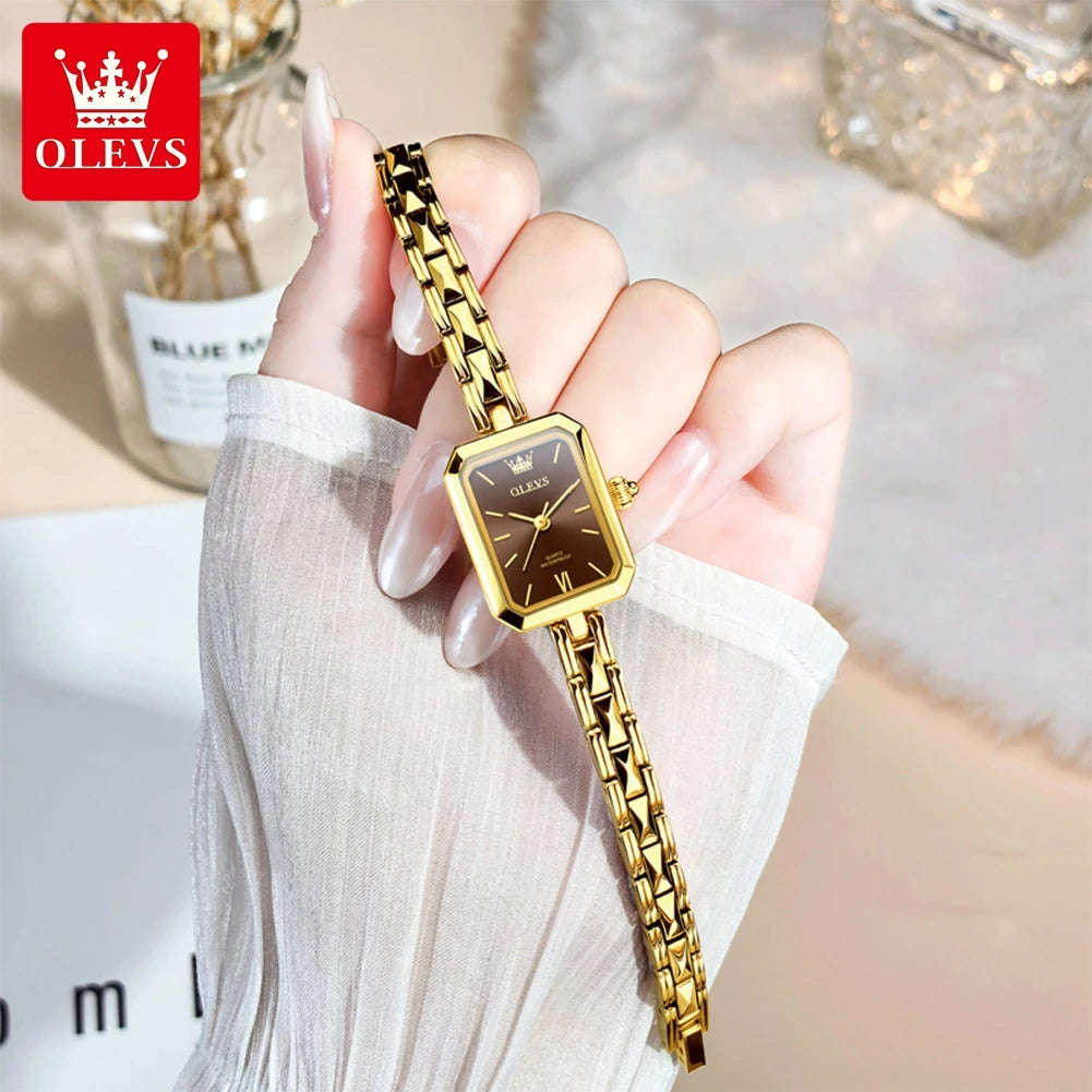 OLEVS Fashion Rectangle Women Watches
