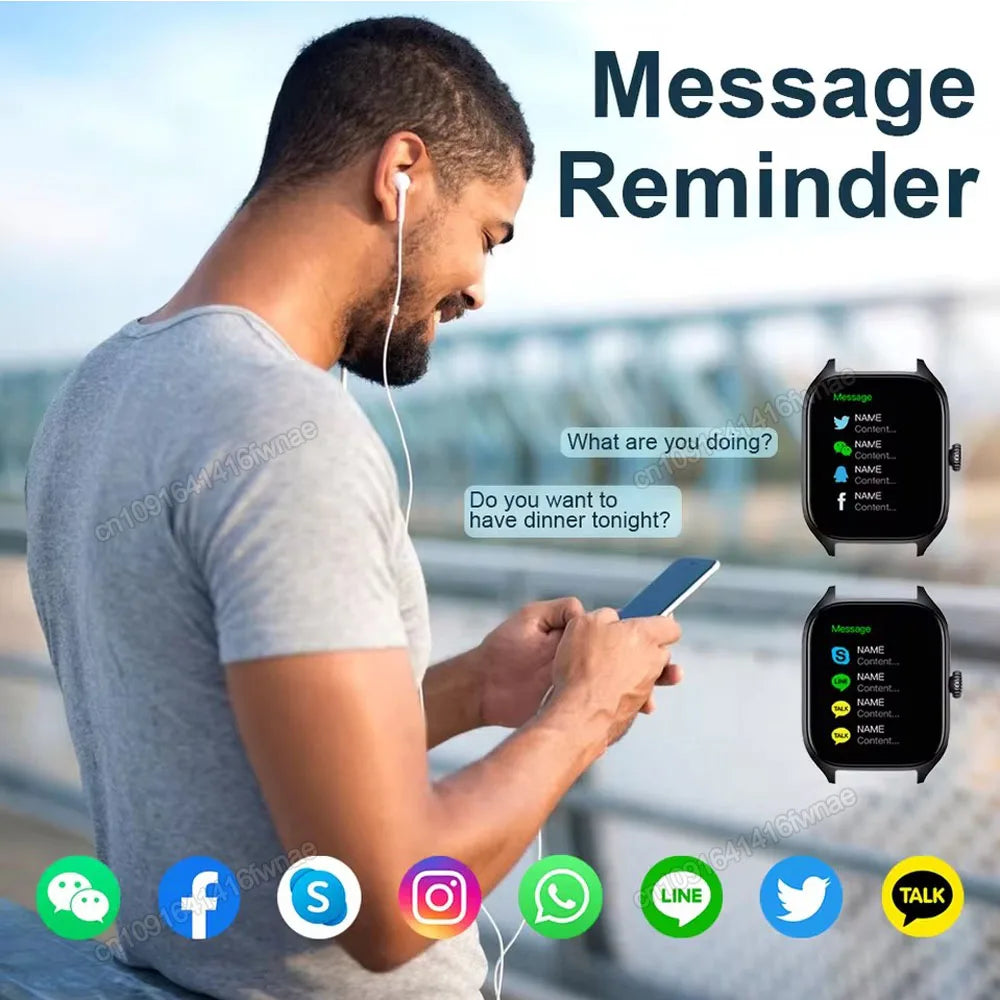 HD Display Smart Fitness''2.01 Watch