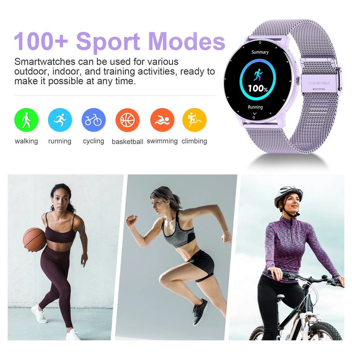 Full Touch Sport Smartwatch